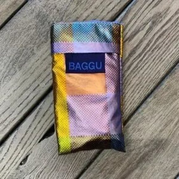 NWOT Wine Baggu - Madras Metallic (Warm Metallics) - Picture 3 of 8